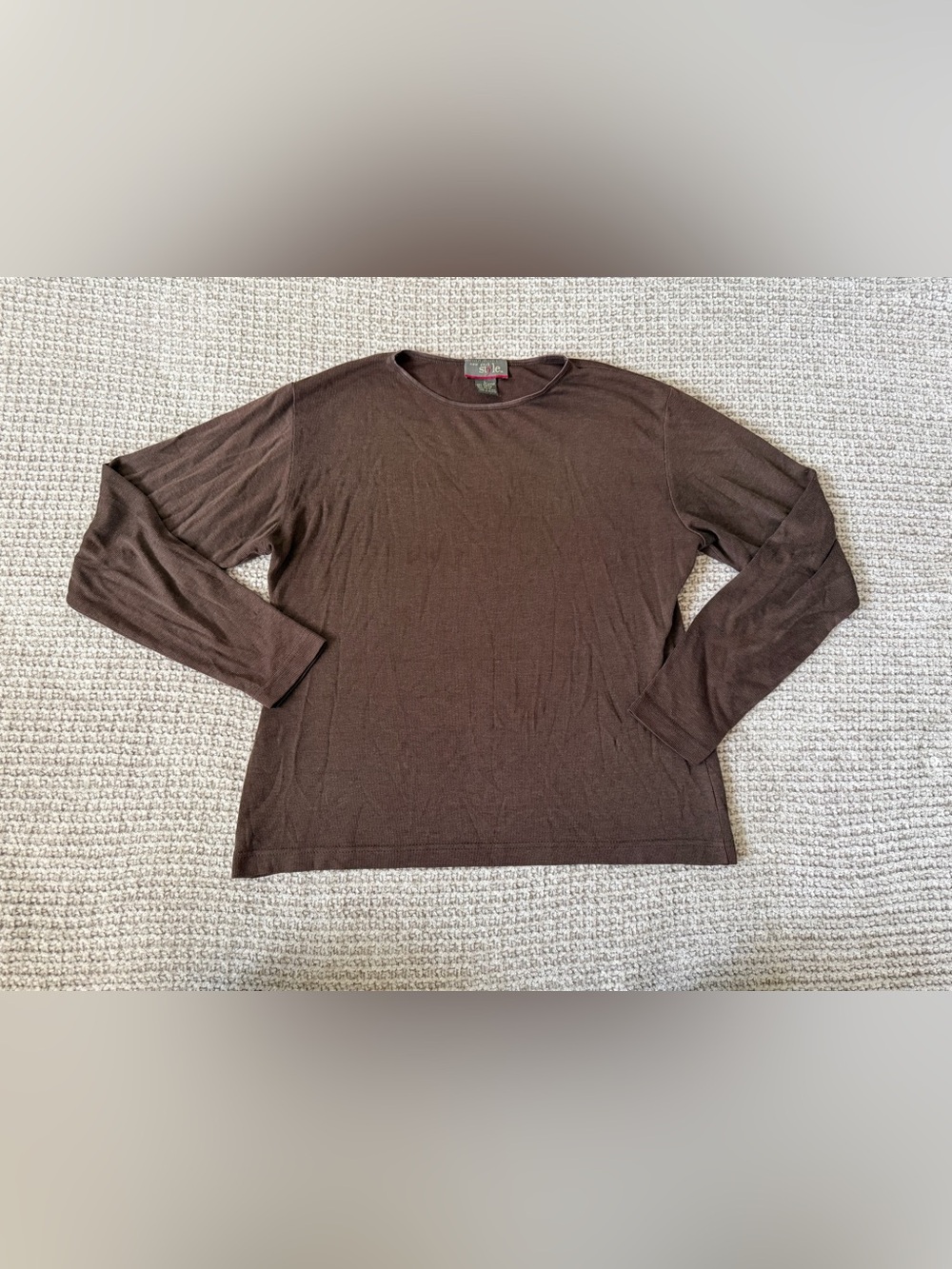 New York Style Brown Long Sleeve shirt